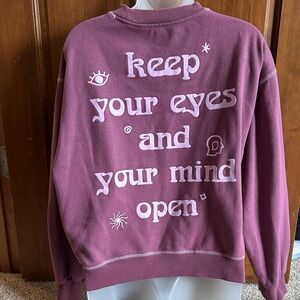 PacSun Purple Graphic Sweatshirt